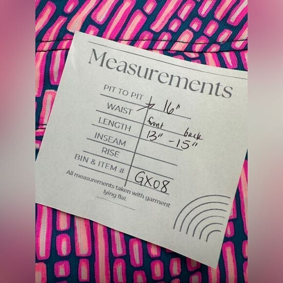 Lilly Pulitzer Colette Scalloped Hem Skort Mandevilla Pink Slathouse Stripe Sz 6 - Picture 13 of 13